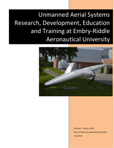 Unmanned Aerial Systems Research, Development, Education and