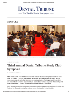 Dental Tribune - Greater New York Dental Meeting