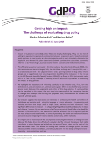 Getting high on impact: The challenge of evaluating drug policy