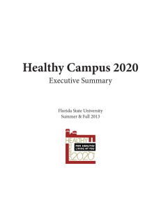 Healthy Campus 2020 - Florida State University