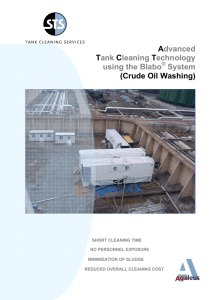 Advanced Tank Cleaning Technology using the Blabo System