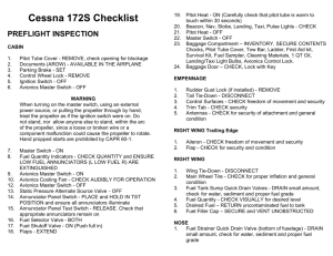 Cessna 172 Checklist