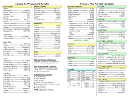 CESSNA 172S CHECKLIST PDF