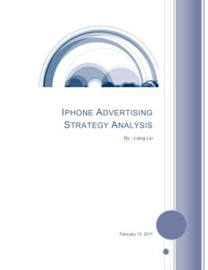 Iphone Advertising Strategy Analysis