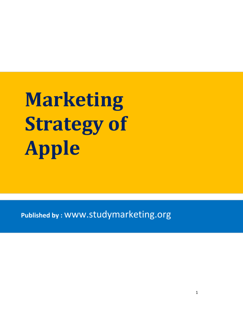case study apple marketing strategy