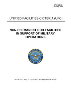 UFC 1-201-01 Non-Permanent DoD Facilities in Support of Military