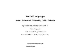 Spanish for Native Speakers II