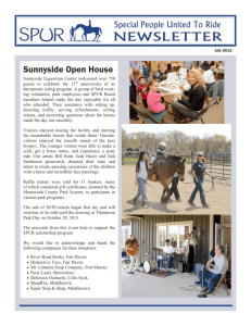 Summer 2013 Newsletter - Program for Disability Research
