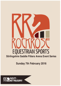 E UESTRIAN SPORTS - Rockrose Equestrian Sports Centre