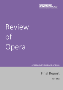 Review of Opera May 2015