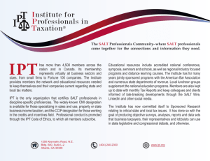 Institute for Professionals in Taxation