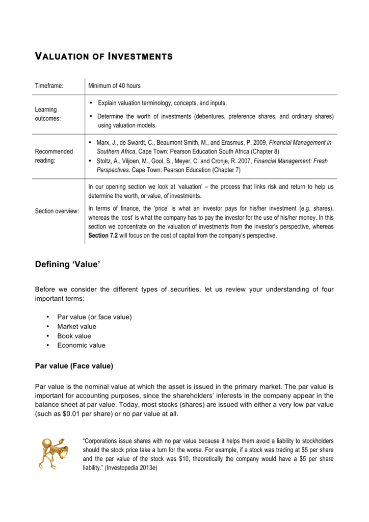 What Is Nominal Value Definition And Meaning Market Business News