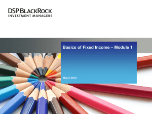 Basics of Fixed Income - Financial Advisors – DSP BlackRock