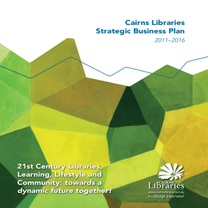 Cairns Libraries Strategic Business Plan