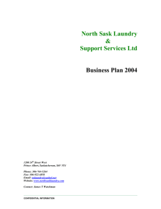 2004 - North Sask Laundry
