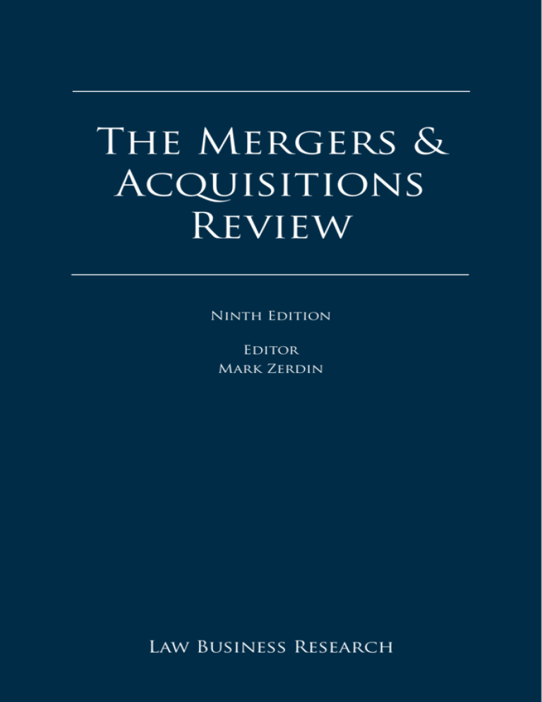 mergers and acquisitions case study questions
