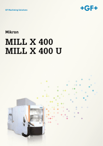 Mikron MILL X 400 / 400 U