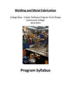 Program Syllabus - Front Range Community College