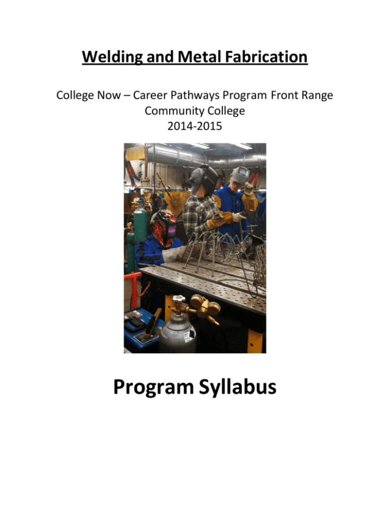 Program Syllabus Front Range Community College