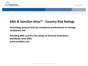 AML & Sanction Atlas™ - Country Risk Ratings