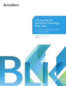Introducing the BlackRock Sovereign Risk Index