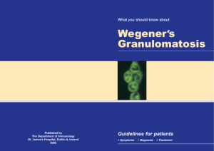 Wegener's Handbook - St. James's Hospital
