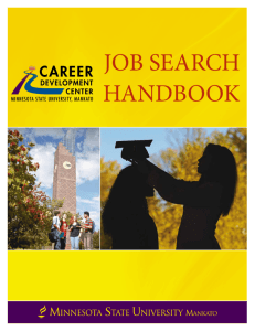 job search handbook - Minnesota State University, Mankato