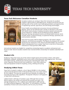 Texas Tech Welcomes Canadian Students Student Life Studying
