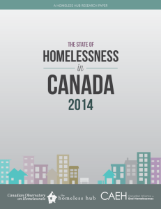 State of Homelessness in Canada report