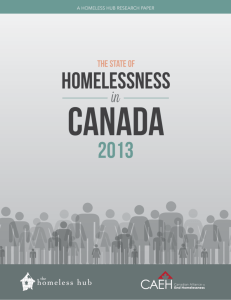 State of Homelessness in Canada 2013