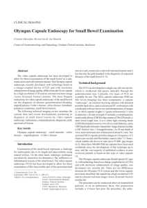 Olympus Capsule Endoscopy for Small Bowel Examination