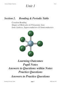 Adv H 1.2 Bonding Co.. - Chemistry Teaching Resources