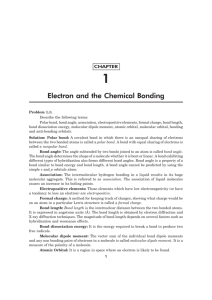 Electron and the Chemical Bonding