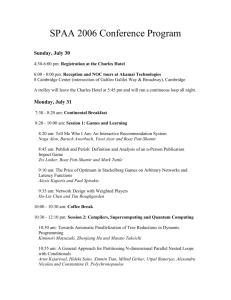 Conference Program - SPAA