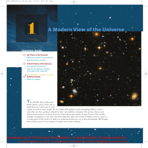 A Modern View of the Universe