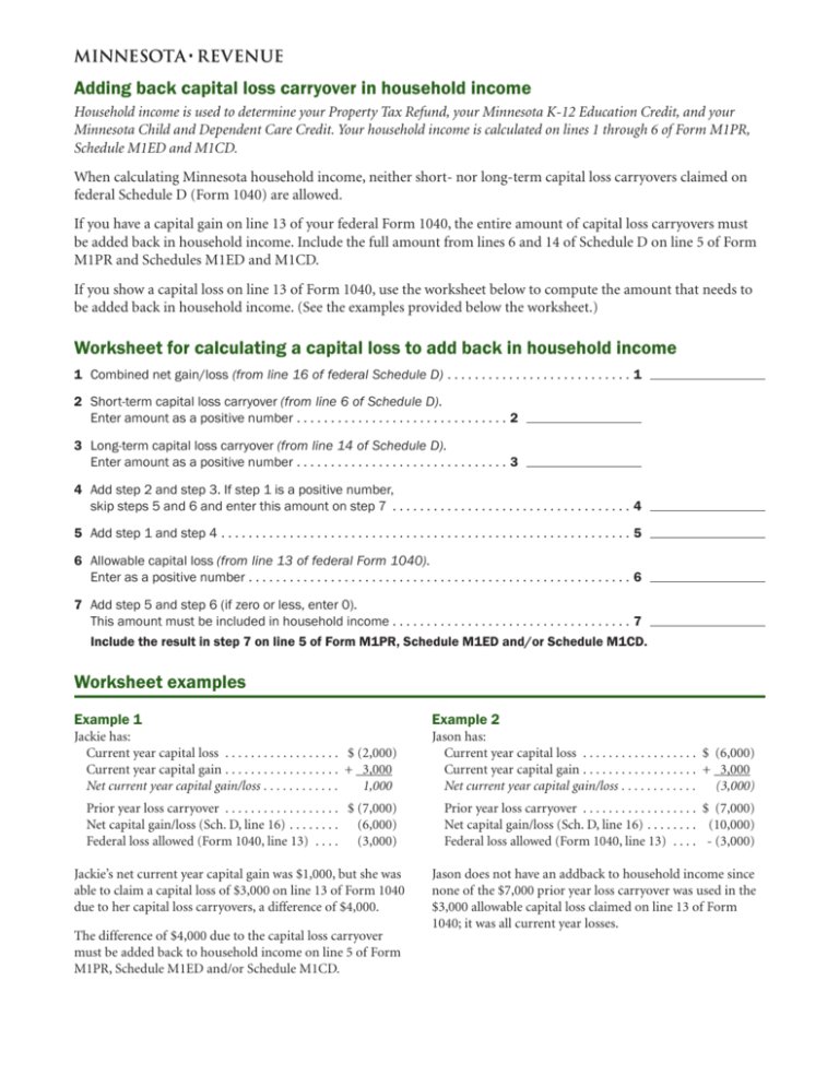 adding-back-capital-loss-carryover-in-household-income-worksheet