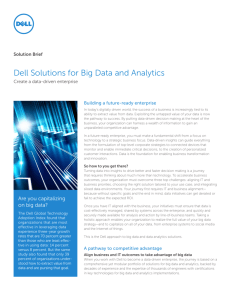 Dell Solutions for Big Data and Analytics