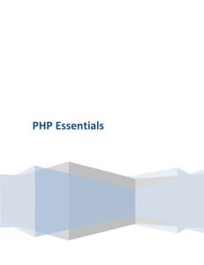 PHP Essentials - eBookFrenzy.com