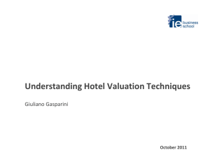 Understanding Hotel Valuation Techniques