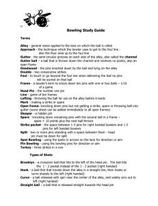 Bowling Study Guide