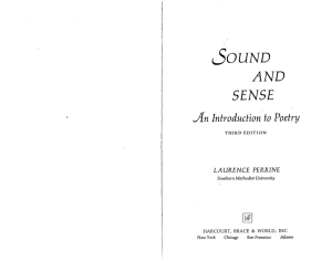 Sound and Sense: An Introduction to Poetry (1969)