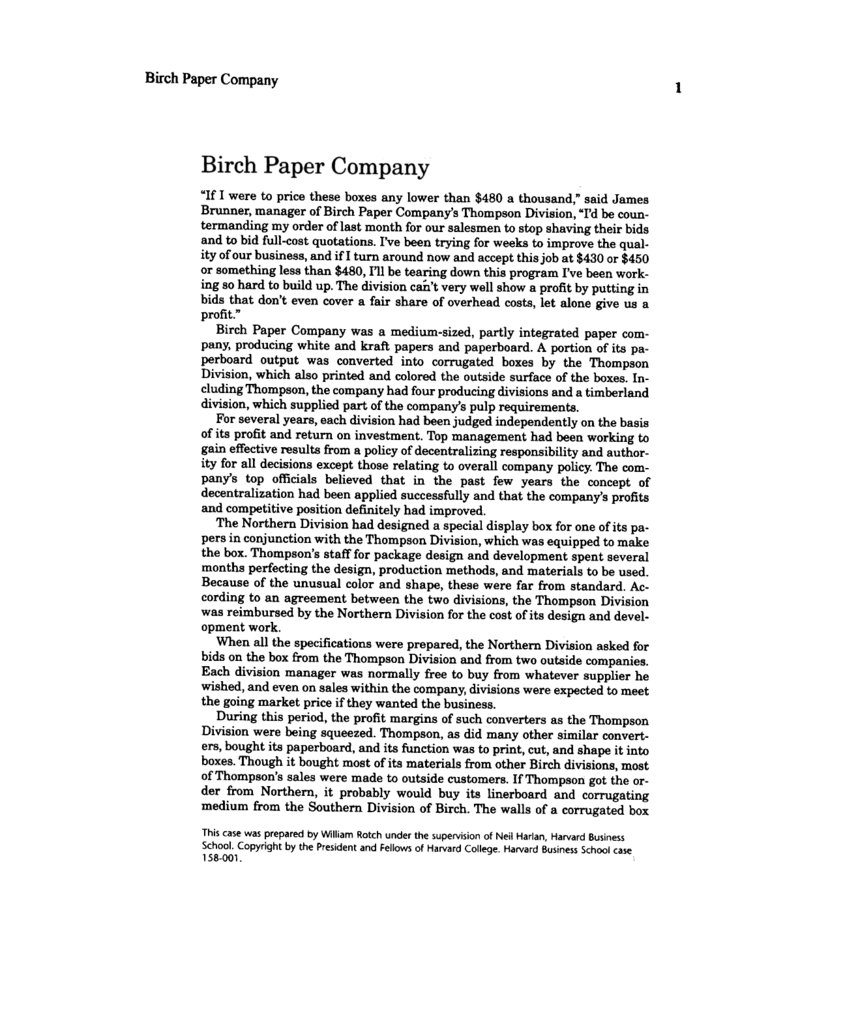 birch paper company case