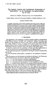 The Genetic Control and Cytoplasmic Expression of "Inducibility" in