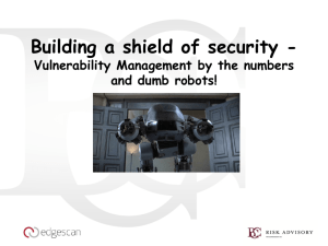 Vulnerability Management by the numbers and dumb robots!