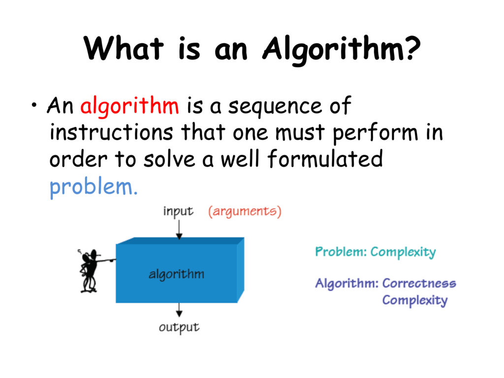 What is an Algorithm?