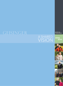 2009-2010 - Geisinger Health System
