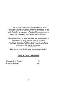booklet - Portage County Public Library
