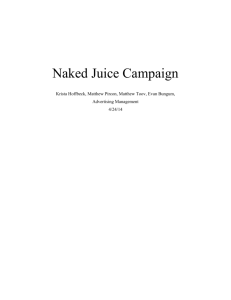 Naked Juice Campaign