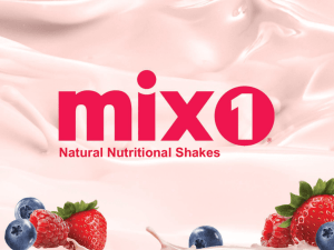 Natural Nutritional Shakes
