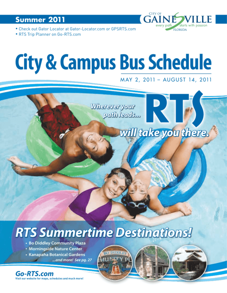 City & Campus Bus Schedule